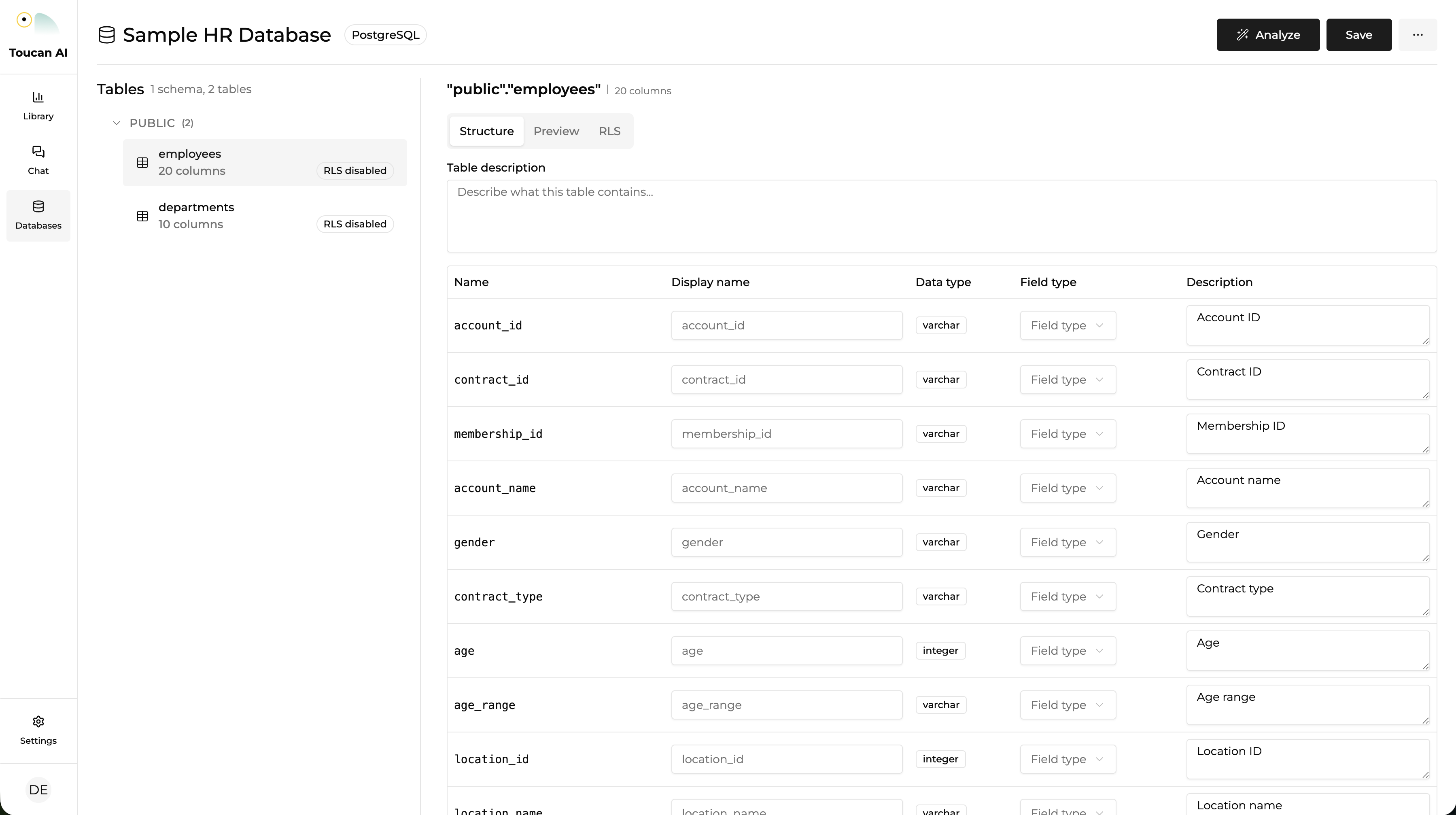 HR Database
