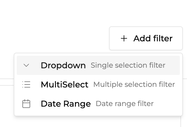 Filter Types